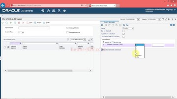 0503 Creating Queries to Search for Data in the JDE EnterpriseOne 9 2 System
