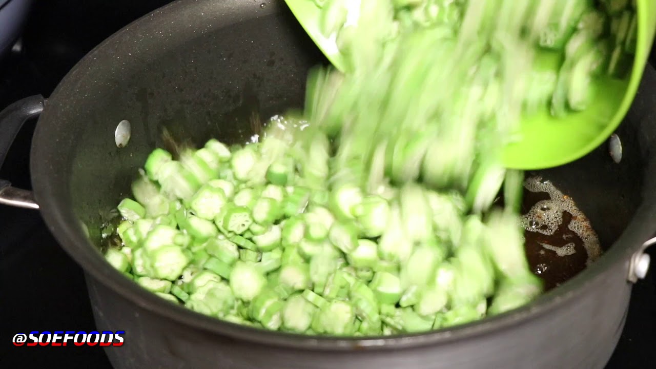How to make Liberian fried okra YouTube