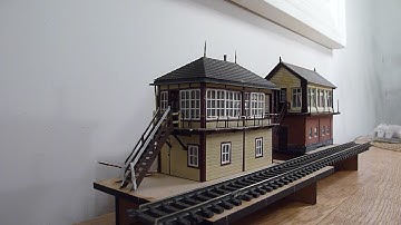 Ratio Midland Signal Box construction  March 2022