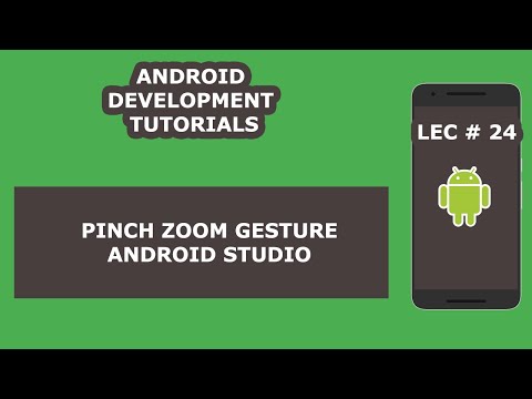 Pinch Zoom Gesture Android Studio | 24 | Android Development Tutorial for Beginners-Coding Pursuits