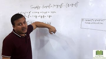 Class 9-Algebraic Identities-RD Sharma- Ex-4.2- Page-4.12 Q7.(i); Simplify each of the following