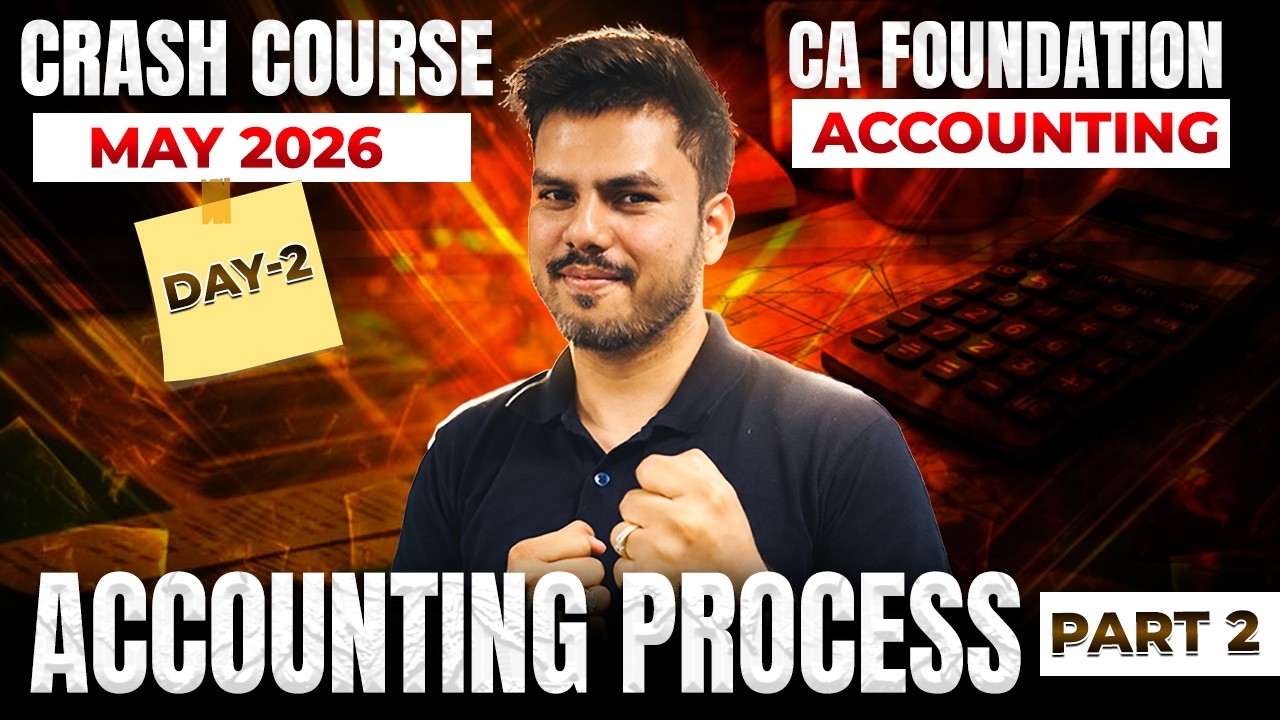 CA Foundation Crash Course May 2026 | Paid Batch | Accounting | Demo ...