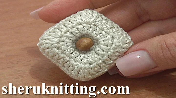 Learn How to Crochet a Stuffed Square Button
