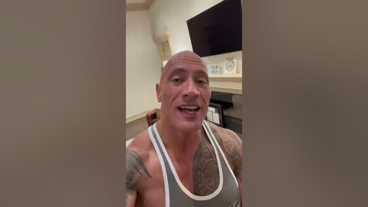 A Message From Dwayne "The Rock" Johnson!!!!! - YouTube