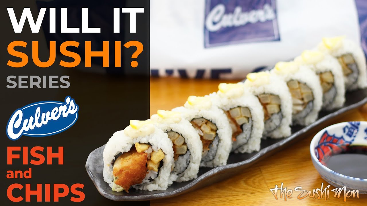 FISH & CHIPS Sushi Roll - Will It Sushi? Series with The Sushi Man