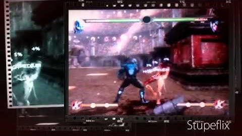 Mortal Kombat 9 (2011) Cyber Sub Zero 45% meterless wall combo