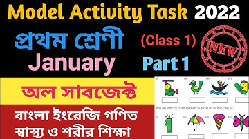 Class 1 model activity task 2022 part 1, Class 1 new model activity task January 2022