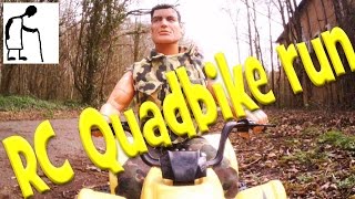 Action Man RC Quadbike run