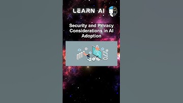 Security and Privacy Considerations in AI Adoption #ai #artificialintelligence #machinelearning