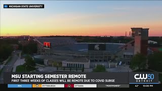 Michigan State University To Start Upcoming Semester Virtually Due To COVID Spread