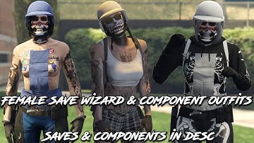 GTA 5 Online | 10 Female Save Wizard And Component Outfits! *1.58* (PS4/PS5/XBOX ONE/SERIES X&S/PC)