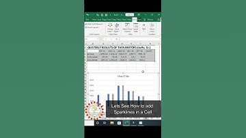 Sparkline Hack for Excel. #excel #exceltips #exceltutorial #india #trending