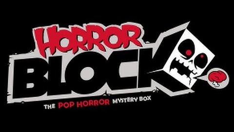 Horror Block (From Nerd Block) October 2016 Unboxing