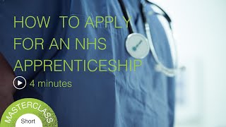 How to apply for an NHS apprenticeship?