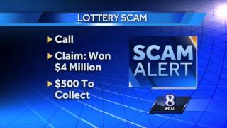 Police: Lancaster County man loses money to lottery scam