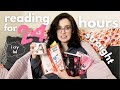 24 hour reading vlog reading for 24 hours straight