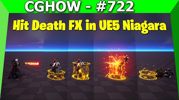 Hit Death FX in UE5 Niagara Tutorial | Download Files