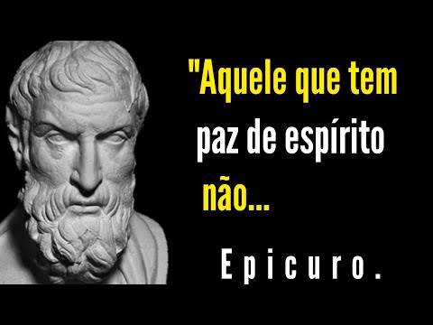 Frases Reveladoras de Epicuro| Citações e Aforismos.