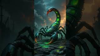 "Mutant Scorpion: The Rise of the Toxic Beast! 🦂☣️" #monster #dangeroussnakes #animation #aiart