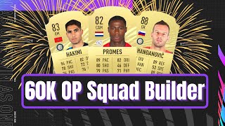 FIFA 21 BEST 60K SQUAD BUILDER + CUSTOM TACTICS AND INSTRUCTIONS