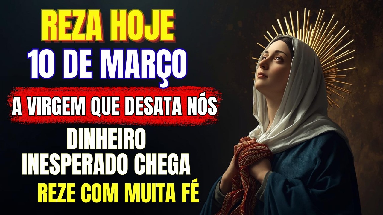O SOCORRO QUE CHEGA NA HORA H ⏰ Virgem Desatadora Nunca Falha com Quem Clama