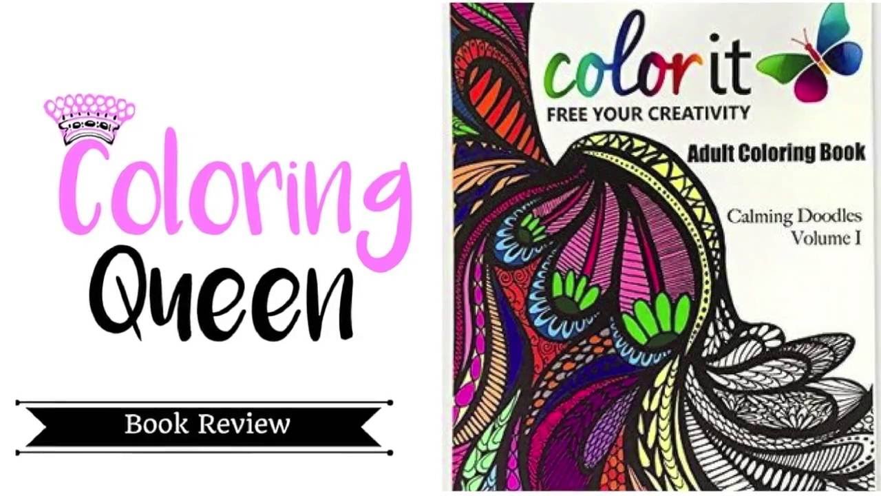 Colorit - CalmingDoodles Coloring Book Review 