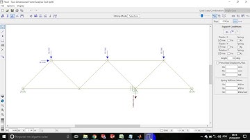 Exemplo: rodando uma treliça plana no programa EST