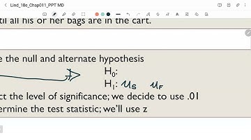 Statistics Chapter 11: Two Sample Hypothesis Test