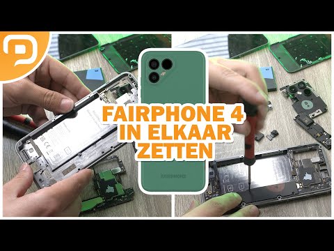Fairphone 4 in elkaar zetten/repareren