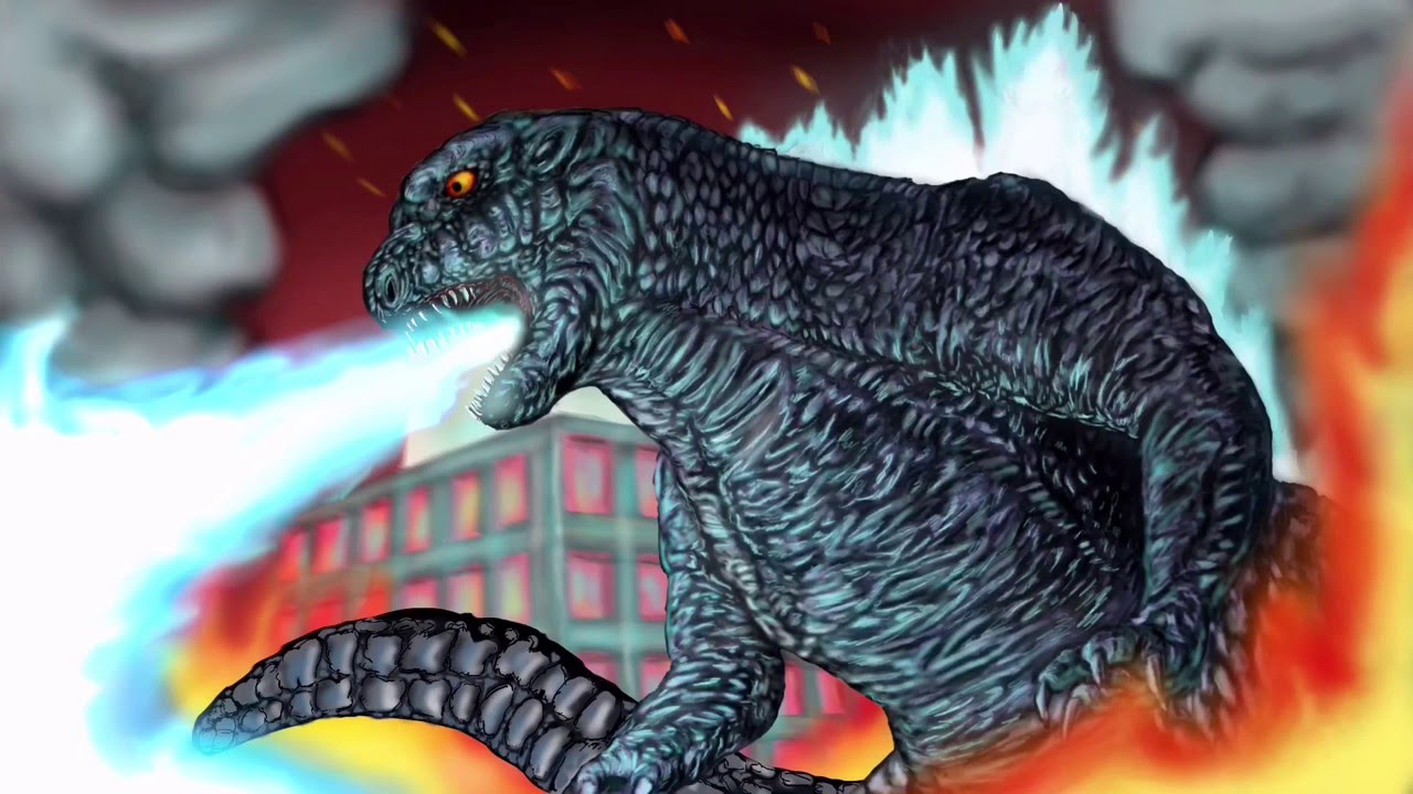 Procreate Godzilla Godzilla-Speed painting using procreate (iPad Pro) - YouTube