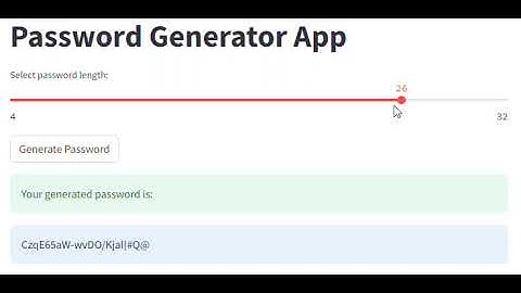 Password Generator App