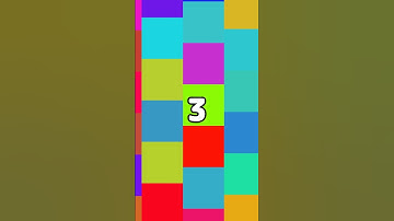 6 Seconds Timer ‐ Countdown Colorful Tiles（Vertical）