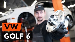 Kā mainīties Riteņa rumbas gultnis VW GOLF VI (5K1): bezmaksas video