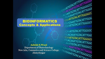 Bioinformatics- Concepts and Applications (Part 2)