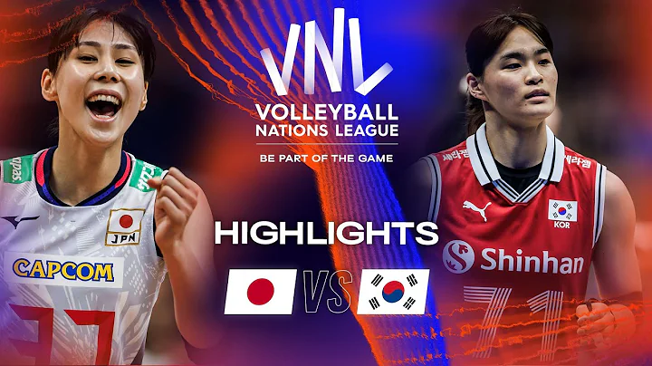 🇯🇵 JPN vs. 🇰🇷 KOR - Highlights Week 2 | Women's VNL 2023 - DayDayNews