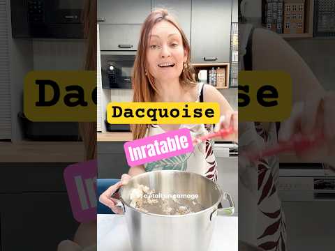 La dacquoise facile et inratable ! #recette #patisserie #dacquoise #sansgluten
