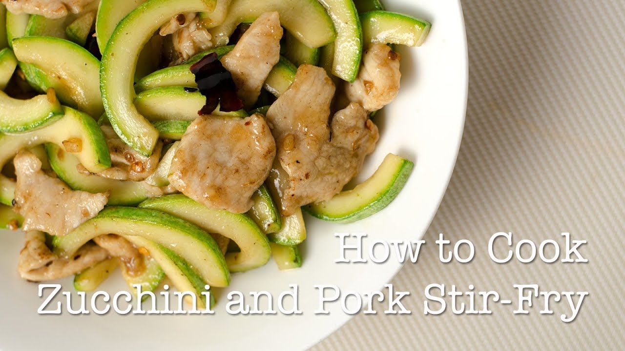 Zucchini and Pork Stir Fry | Omnivore