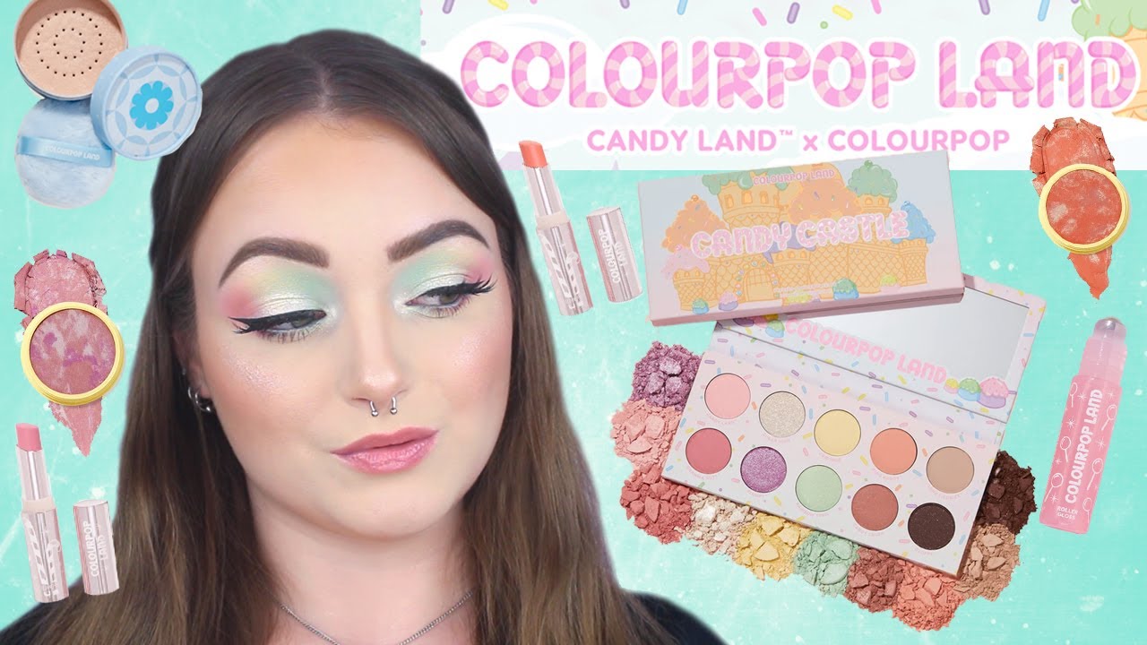 *omg* NEW COLOURPOP LAND COLLECTION REVIEW AND TUTORIAL