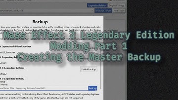 Mass Effect 3 Legendary Edition Modding Guide Part 1: "Creating the Master Backup"