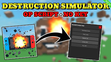 *NEW* Destruction Simulator Script (GENERATE COINS, MAX LEVEL, SPEED, JUMP, FLY) PASTEBIN