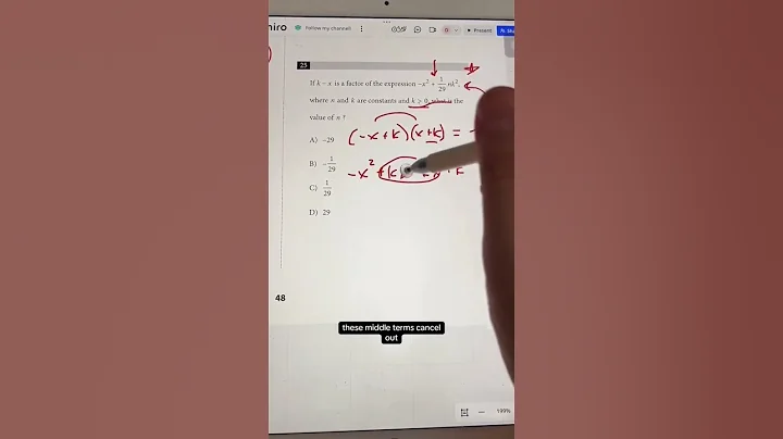SAT Constants Question 25 Solved, SAT Math Preparation