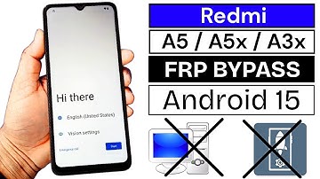 Redmi A5,A5x,A3x Frp Bypass Android 15 | Unlock Redmi A5 Google Account Lock Remove Without PC 2025