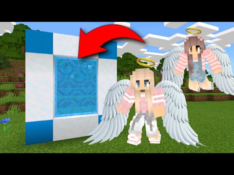 How To Make A Portal To The Heaven Dimension in Minecraft!!!