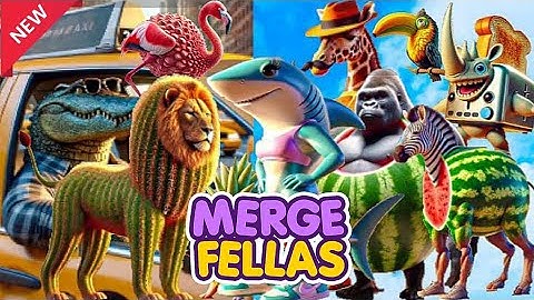 MERGE FELLAS ITALIAN BRAINROT GAMEPLAY WALKTHROUGH REACHING MAX LEVEL x2 BRAINROT ALL BOSSEs
