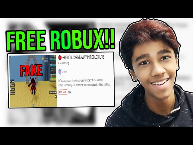 Exposing The Fake Roblox Giveaway Scam For 30,000 Robux