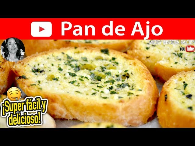 Cómo hacer PAN DE AJO |  #VickyRecetaFacil | VICKY RECETA FACIL