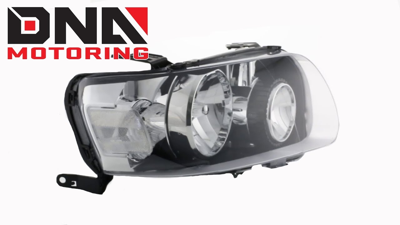 DNA Motoring 05-07 Ford Escape Chrome Clear Headlights - YouTube