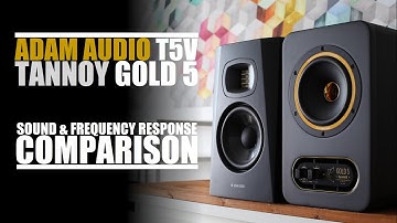 Tannoy Gold 5  vs  Adam Audio T5V  ||  Sound, Distortion & Frequency Response Comparison