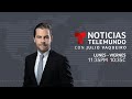 EN VIVO: Noticias Telemundo con Julio Vaqueiro jueves 15 de octubre de 2020