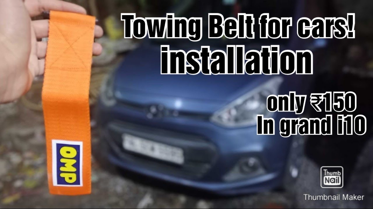 Towing Belt for cars//grand i10// VC VLOGS